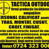 Personal calificat pentru tras, montat, cusut croit, finisat, cu experienta
